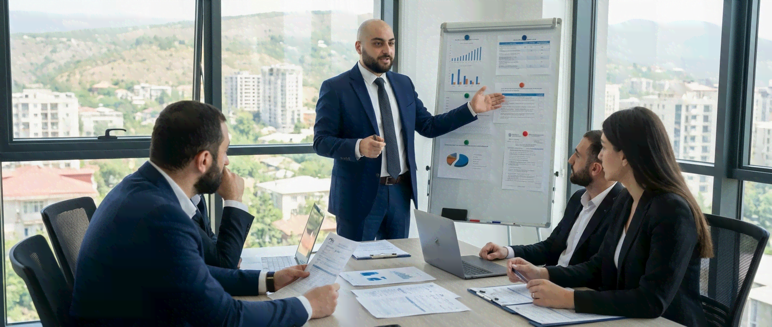 TaxWizzards tax consulting session in Tbilisi